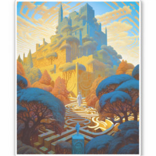 Sticker Ville de Maze Surreal