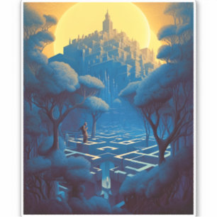 Sticker Ville de Maze Surreal