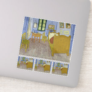 Sticker Vincent Van Gogh, Chambre à Arles, 3ème version