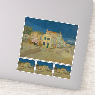 Sticker Vincent Van Gogh, Maison Jaune, Rue