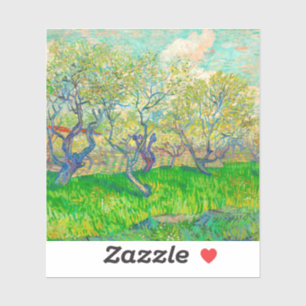 Sticker Vincent van Gogh Orchard à Blossom