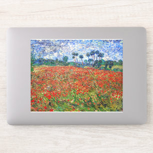 Sticker Vincent van Gogh - Poppy Field