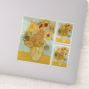 Sticker Vincent Van Gogh - Tournesols, 3ème version