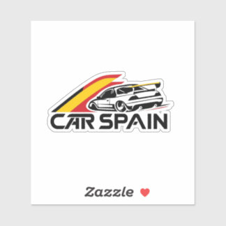 STICKER VINILO COCHE CAR SPAIN