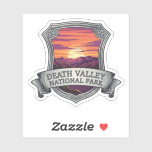 Sticker Vintage Death Valley National Park Souvenir