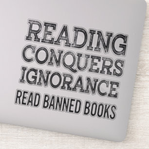 Sticker Vintage J'Ai Lu Livres Interdits Drôle Amateurs De