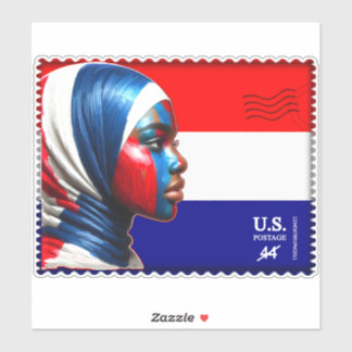 Sticker Vintage L'Amerique - Mslm