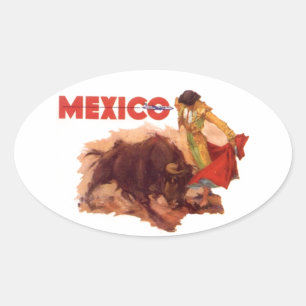 Sticker Vintage Mexique Travel Sticker