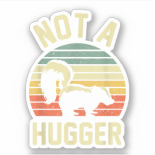 Sticker Vintage N'est Pas Un Câlin