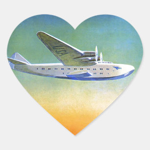 Sticker vintage Transpacifique Far East Travel