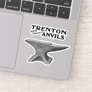 Sticker Vintage Trenton Anvil Blacksmier