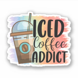 Sticker Vinyl Addict Café