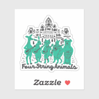 Sticker Vinyl Animaux à quatre cordes