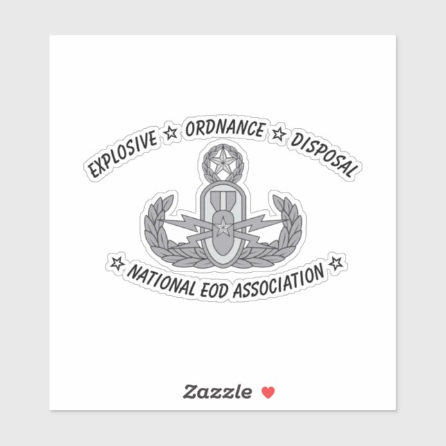 Sticker Vinyl Association National EOD (Feuille)