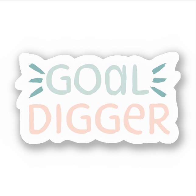 Sticker Vinyl Digger But (Devant)