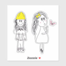 STICKER VINYL-FIFO MUM+FILLE