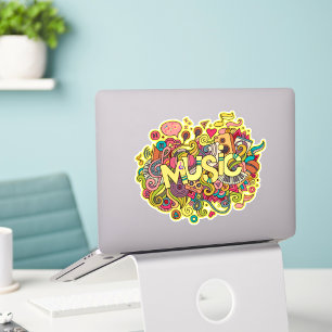 Sticker Vinyl - Graffiti artistique coloré