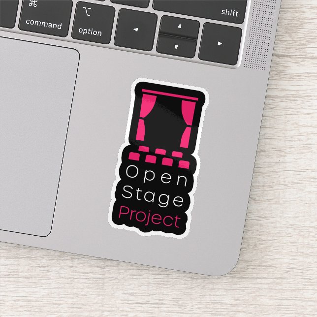Sticker Vinyl Project Open Stage (Détail)