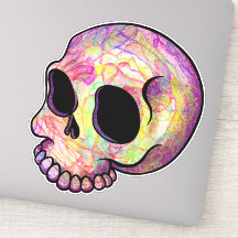 Vinyle à crâne Holo