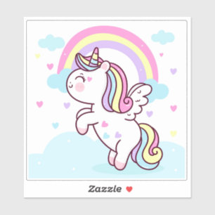 STICKER VINYLE COUPÉ PERSONNALISÉ : UNICORN
