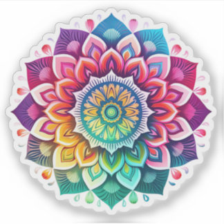 sticker vinyle Mandala