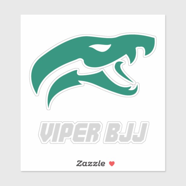 Sticker Viper BJJ Grappling Fighter (Feuille)