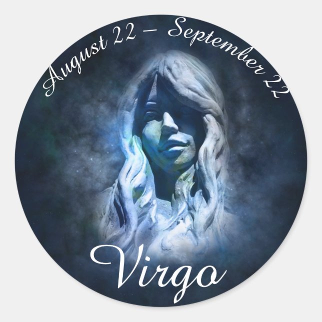 Sticker Virgo SIGNE Zodiaque (Devant)