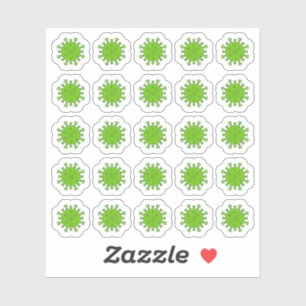 Sticker Virus Bactérie Germe Médical Planificateur de jour