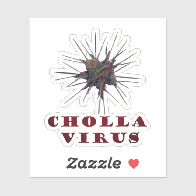 Sticker Virus de la cholla (Feuille)