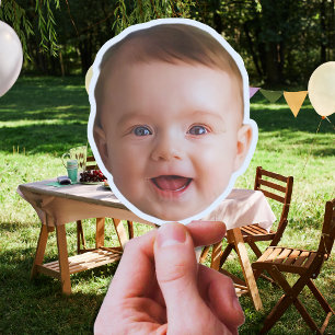 Sticker Visage bébé personnalisé, drôle photo personnalisé