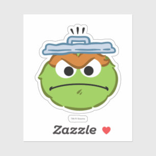 Sticker Visage fâché d'oscar