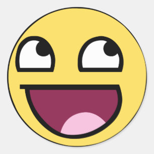 Sticker Visage génial