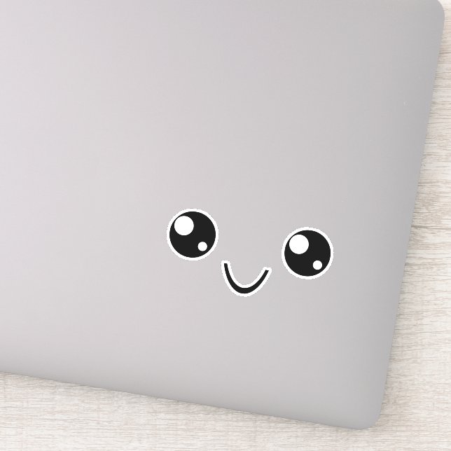 Sticker Visage souriant (Détail)