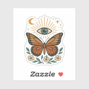 Sticker Vision mystique des papillons