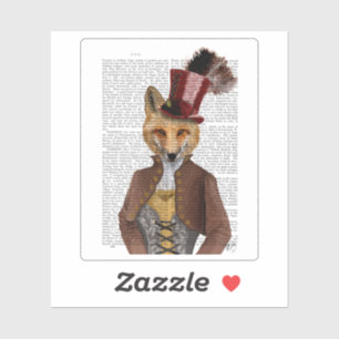Sticker Vivienne Steampunk Fox