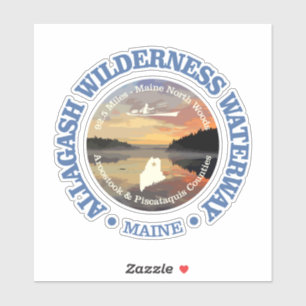Sticker Voie navigable Allagash Wilderness