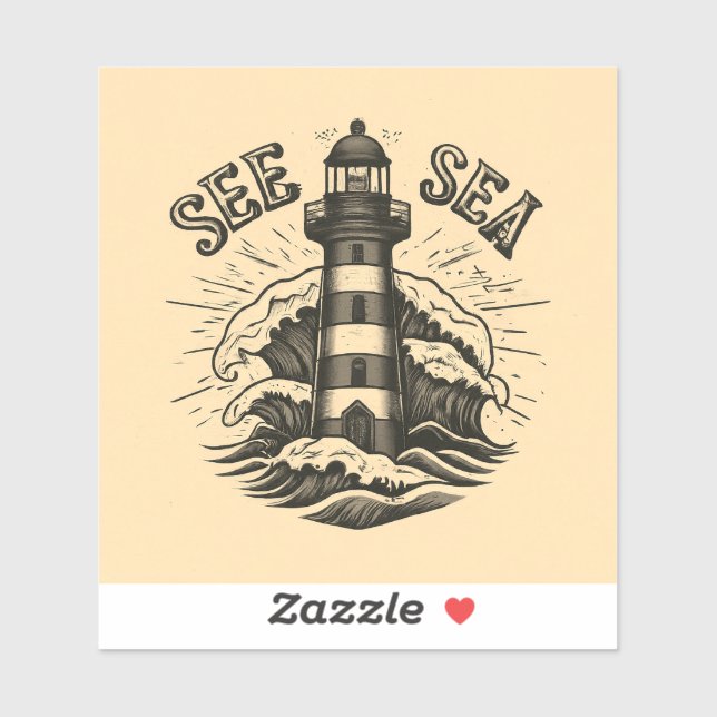 Sticker Voir mer (Feuille)