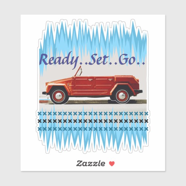 Sticker voiture (Feuille)