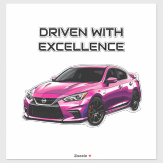 Sticker Voiture électrique avec éclaboussures de couleur v