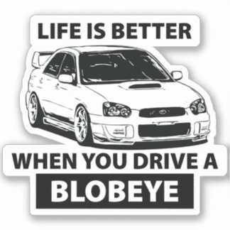 Sticker Voiture sportive Subie Blobeye JDM