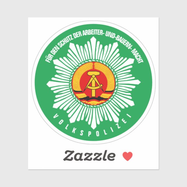 STICKER VOLKSPOLIZEI (Feuille)