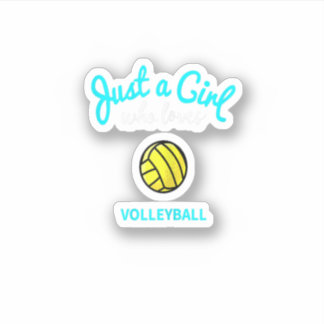 Sticker Volley-ball pour les filles Volley-ball pour enfan