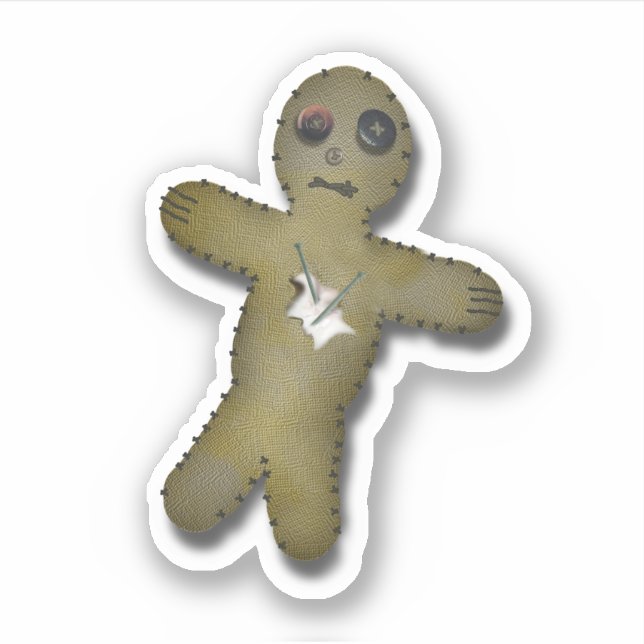 Sticker Voodoo Anti Valentine's Day  (Devant)