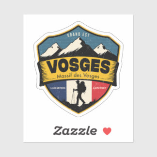 Sticker Vosges, Massif des Vosges Mountain