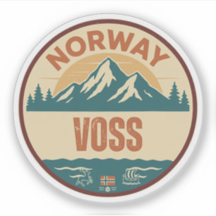 Sticker Voss, Norvège Norvège