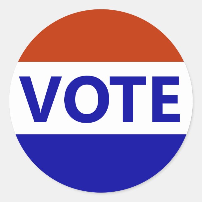 Sticker VOTE (Devant)