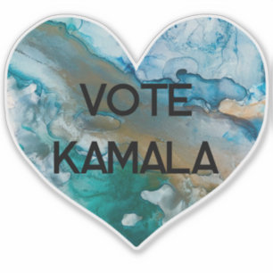 Sticker Vote Kamala Blue Alcohol Enks Coeur