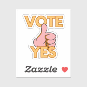 Sticker Votez oui