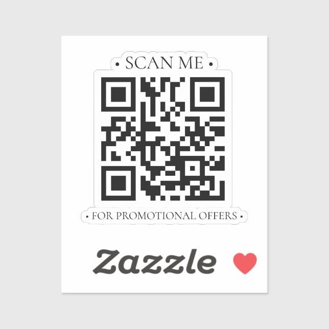 Sticker Votre code QR d'entreprise (Feuille)