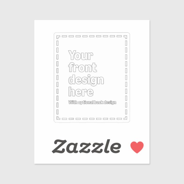 Sticker Votre conception ici (Feuille)